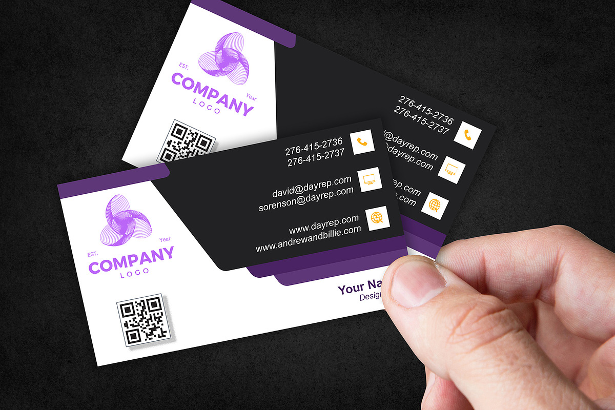 Professional Team Business Card preview 5