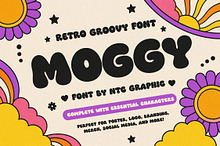 Moggy - Groovy Display Font