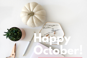 White Pumpkin, Feminine Flatlay