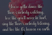 Samantha Signature, a Handwritten Font by InermediaSTUDIO (Thumbnail 7 of 8)