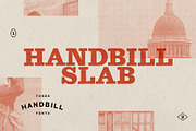 Handbill: letterpress type family, a Slab Serif Font by Polymath (Thumbnail 10 of 14)