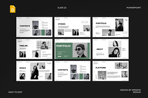 Brand Portfolio Google Slides, a Presentation Template by Spesifikstd