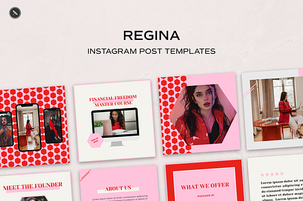 Regina Canva Instagram Post Template