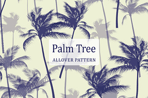 Palm Tree Seamless Pattern