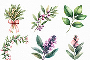 Coquette Christmas Herbs Clipart, an Illustration by Craft Nest (Thumbnail 4 of 6)