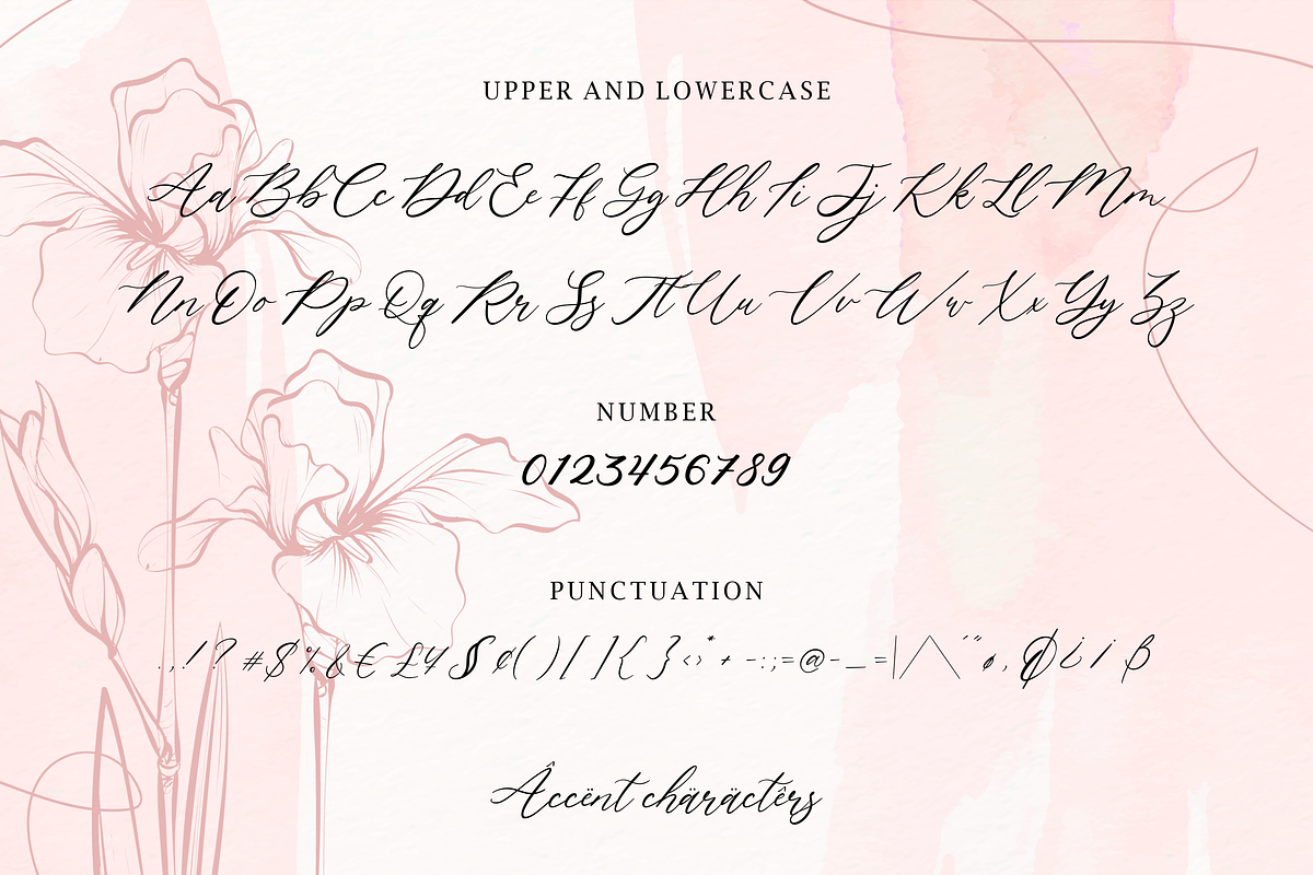 Natural Garden - Modern Script Font, a Script Font by Balpirick Studio (Photo 6 of 7)