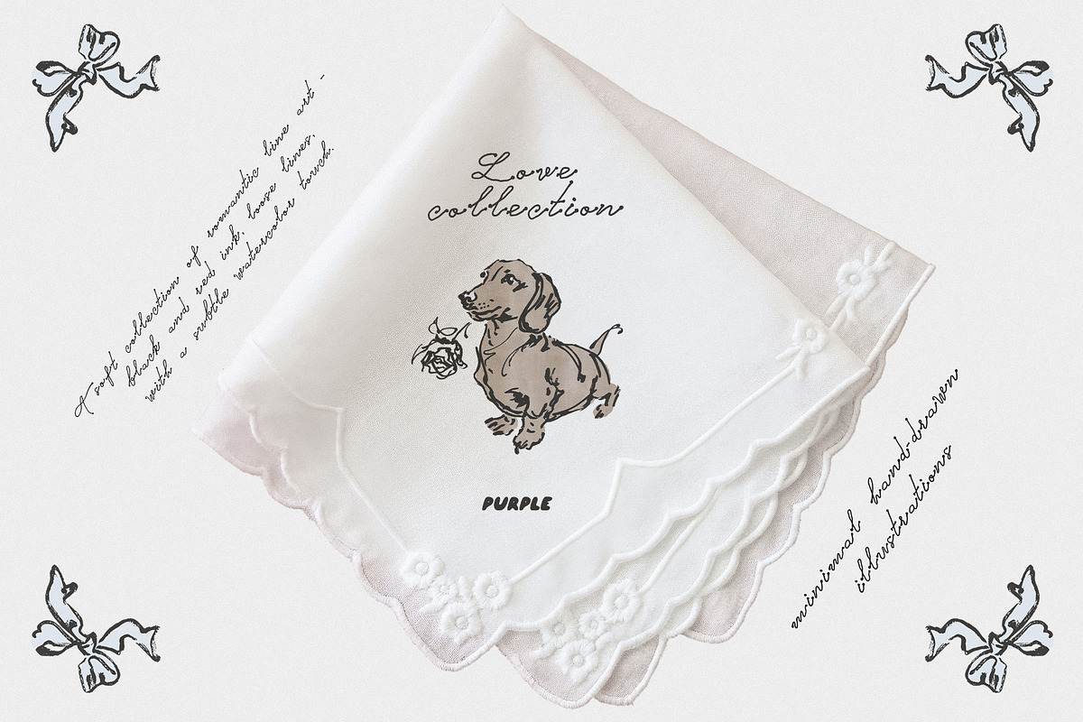 Love: Romantic Line Art, a Decorative Illustration by Purple (Photo 2 of 14)