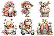 Whimsical Easter Clipart, an Illustration by Daily.Designs (Thumbnail 6 of 8)