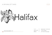 Halifax -UPDATE! | A Minimalist Sans, a Sans Serif Font by Jen Wagner Co (Thumbnail 1 of 17)