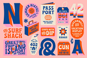 Vacation Display, a Font by Stable (Thumbnail 2 of 6)