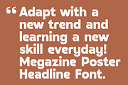 Megazine Poster Bold Vintage Display, a Sans Serif Font by Lettertype Studio (Thumbnail 4 of 12)