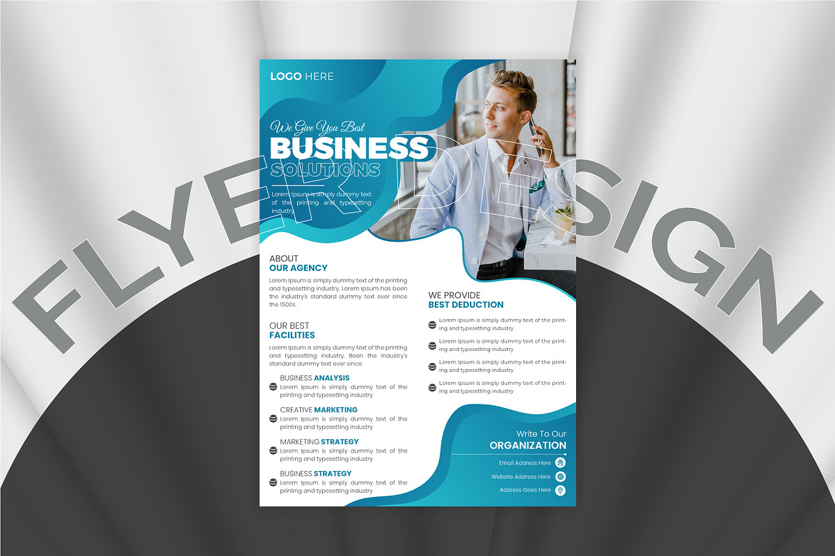 Corporate Business Flyer Template, a Flyer Template by OctaFlex (Photo 3 of 3)