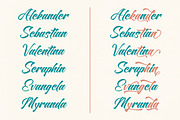 Contynew Kastifu Bold Calligraphy, a Script Font by stylishtype.co (Thumbnail 8 of 15)