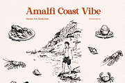 Amalfi Vibe: Vector Ink Sketches, an Object Graphic by divanovskaya_nv (Thumbnail 6 of 20)