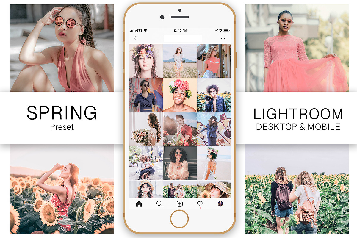 Spring Lightroom Preset, an Action Add-On by Design Aesthetic (Photo 1 of 7)