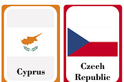 Printable World Flags Flashcards, a Card Template by DigitalsDesigns (Thumbnail 3 of 4)