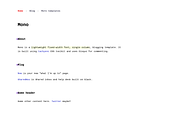 Mono, a HTML Template by Opeyemi O. (Thumbnail 3 of 3)