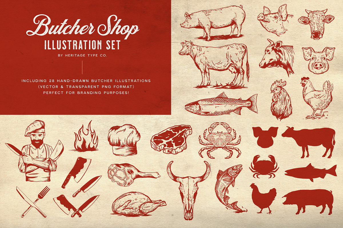 The Heritage Illustration Bundle, a Graphic by Heritage Type Co. (Photo 7 of 16)