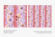 Boho scallop floral pattern, a Pattern Graphic by Pink Studio Art (Thumbnail 4 of 4)
