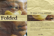 Folded: Paper Crease Overlays, a Texture Graphic by Anastasiia VNSK (Thumbnail 1 of 19)