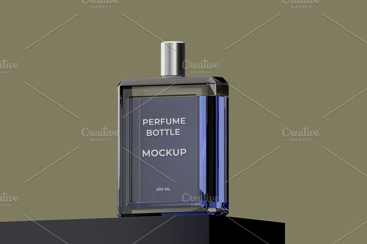 Two Premium Perfume Bottle Mockup, a Product Mockup by Udenate (Photo 2 of 2)