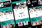 Figma Course Landing Page, a Landing Page Template by Musara (Thumbnail 2 of 5)