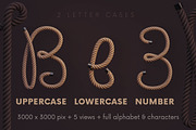 Rope - 3D Lettering, a Graphic by MIIM (Thumbnail 3 of 9)