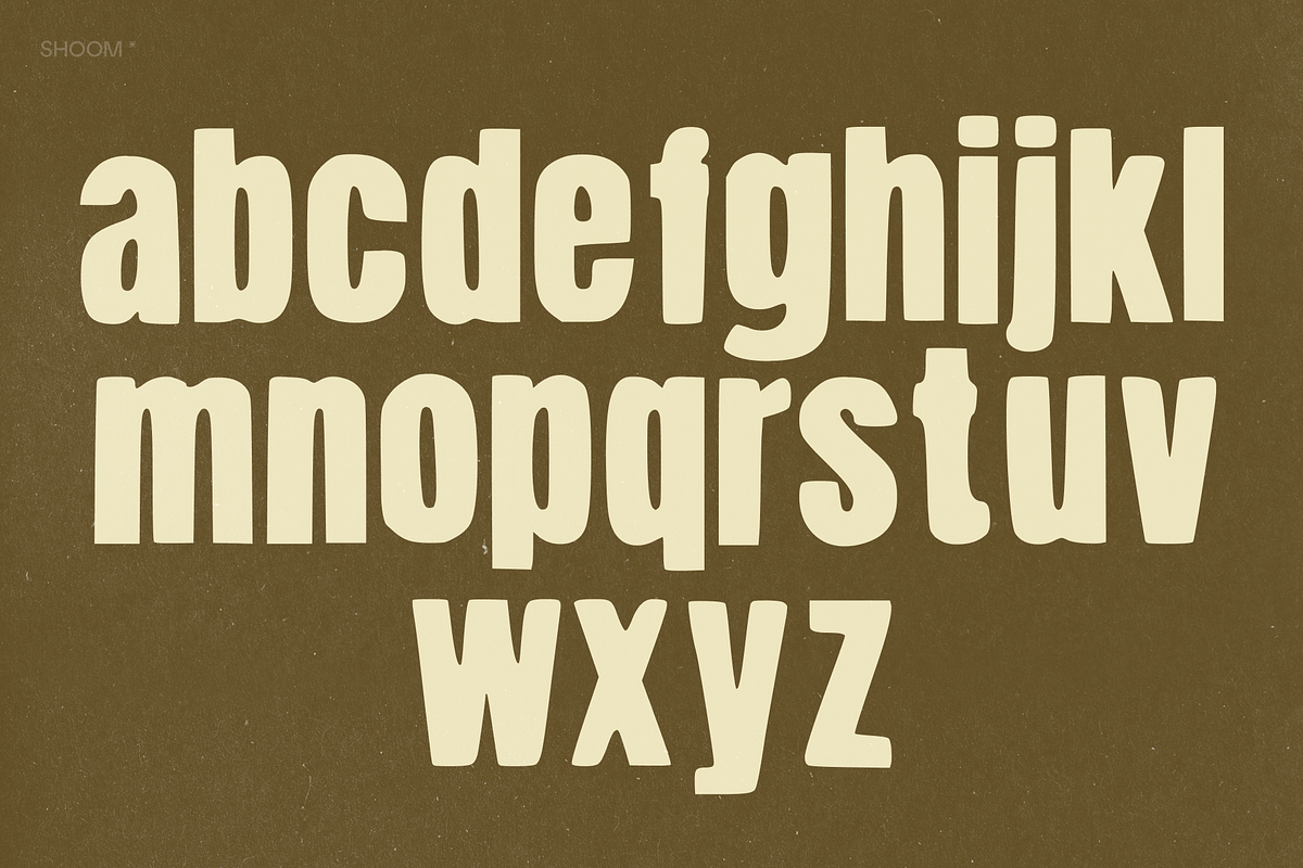 Handric - Bold & Rough Sans Serif, a Sans Serif Font by SHOOM HOUSE (Photo 10 of 11)
