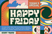 Kosnat Trunks Retro Display Typeface, a Sans Serif Font by alit design (Thumbnail 5 of 20)
