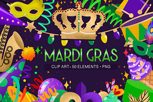 Mardi Gras Carnaval Clip Art