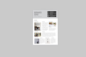 Bernard Product Resume Designer