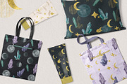 Mysterious Moons. 10 PATTERNS, a Pattern Graphic by HmarkaShop (Thumbnail 3 of 3)