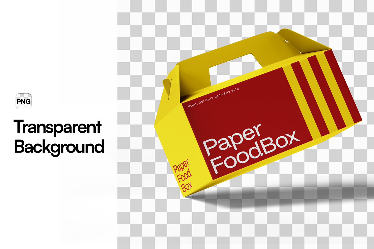 Takeaway Box Mockup, a Packaging Mockup by SLAB! Design (Photo 2 of 9)