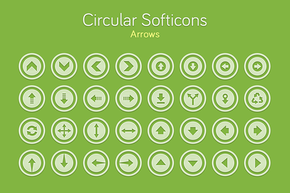 Circular Softicons Arrows