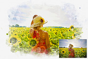 Classic Watercolor Painting Effect, an Action Add-On by liptouse (Thumbnail 5 of 11)