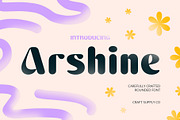 Arshine Rounded, a Sans Serif Font by Craft Supply Co. (Thumbnail 1 of 8)