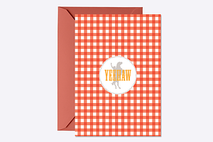 Western Birthday Invite Template