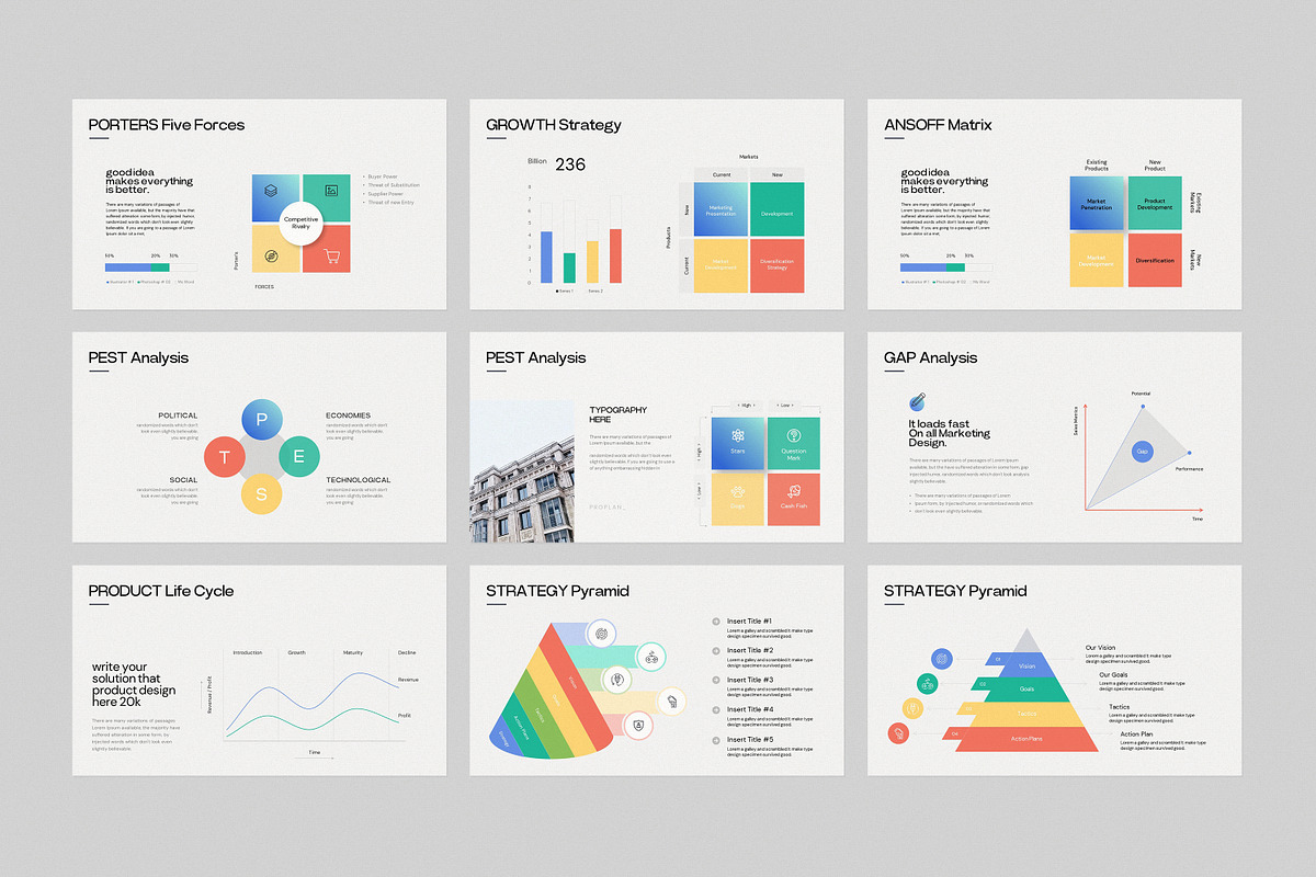 Business Plan PowerPoint Template, a Presentation Template by GoldenPixelStudio (Photo 15 of 29)