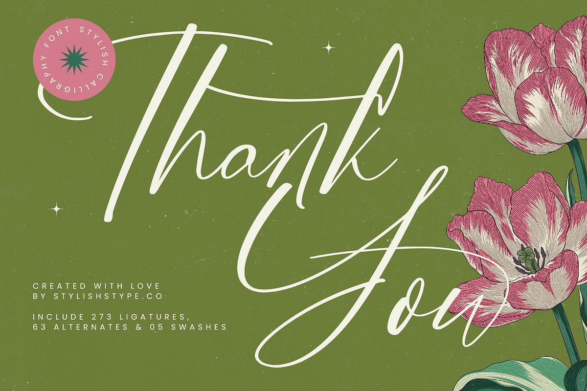 Josephine Octavia Stylish Font, a Script Font by stylishtype.co (Photo 20 of 20)