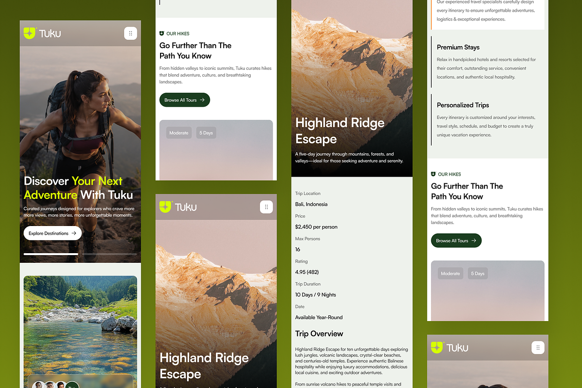 Tuku - Travel Agency Website, a Landing Page Template by SLAB! Design (Photo 5 of 5)