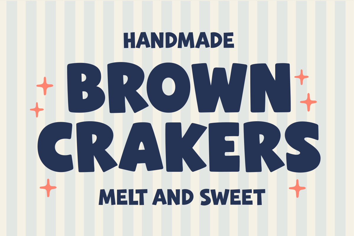 Chunky Bolde, a Sans Serif Font by zeenesia (Photo 7 of 9)