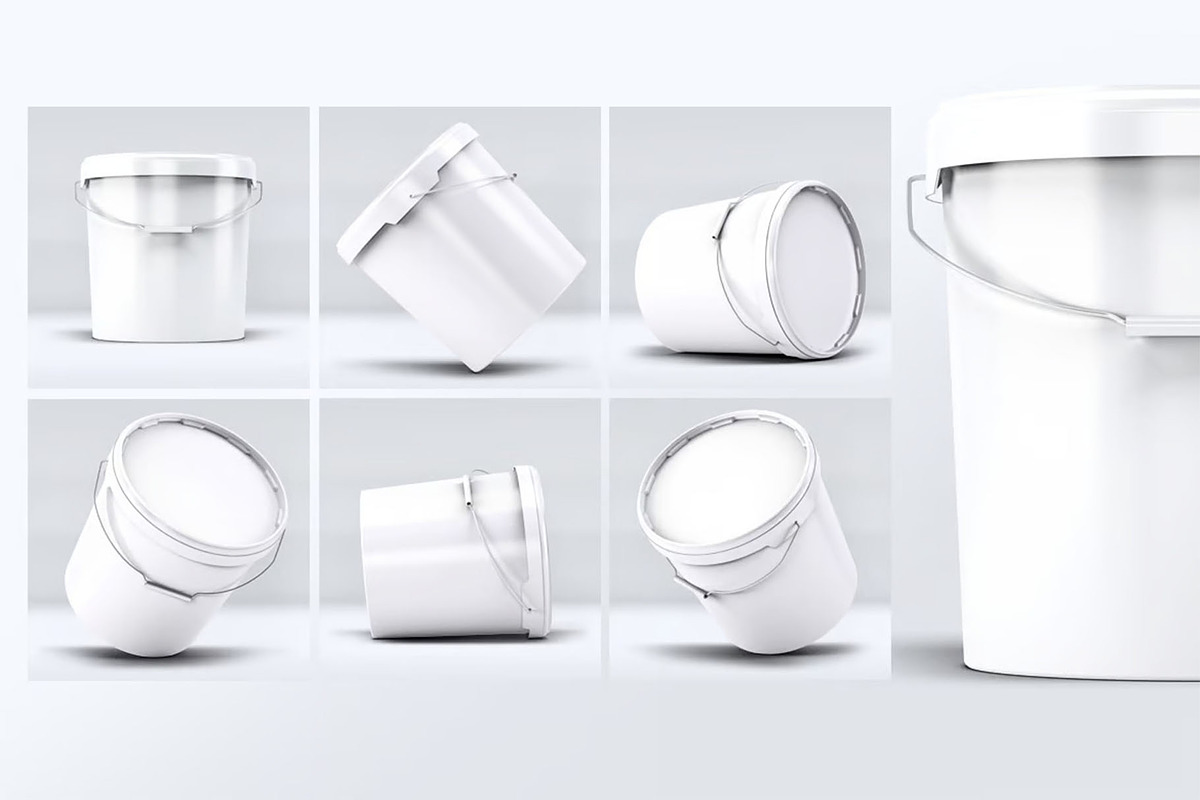 Paint Bucket Mockup, an Advertising Mockup by Hubzway (Photo 7 of 7)