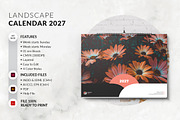 A3 Landscape Calendar 2027 Printable, a Stationery Template by MstArtwork (Thumbnail 6 of 6)