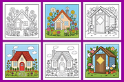 My Happy Garden Coloring Pages, a Decorative Illustration by Coco Bloom (Thumbnail 3 of 5)