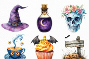 Halloween Sublimation Clipart, an Illustration by Craft Nest (Thumbnail 2 of 6)