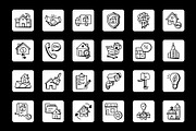 Real Estate Icons, an Outline Icon by Brickclay (Thumbnail 7 of 9)
