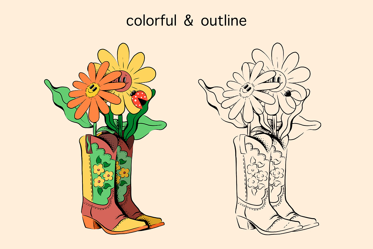 Summer Vibes - Vector Collection, an Illustration by Alina Sh (Photo 2 of 8)