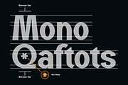 Mono Qaftots Modern Bold Brand Font, a Sans Serif Font by QR Design Studio (Thumbnail 2 of 16)