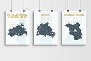 German States Maps | Poster, an Illustration by MaximGertsen (Thumbnail 2 of 10)