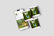 Instagram social media mockup, an iPhone Mockup by Pikachudesign (Thumbnail 4 of 5)